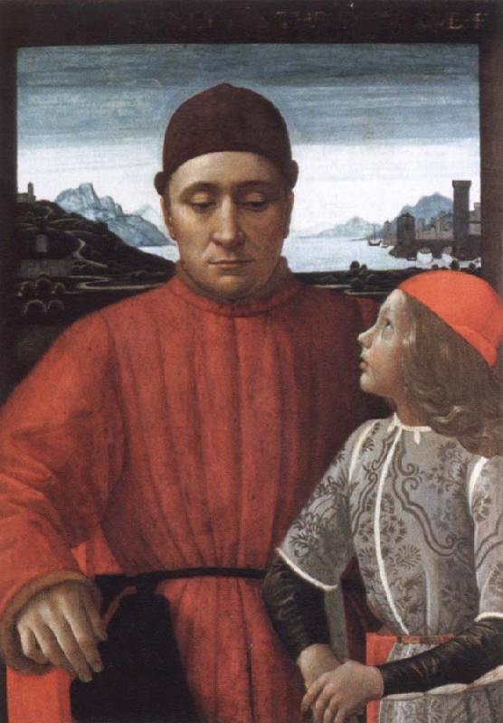 Domenico Ghirlandaio francesco sassetti and his son teodoro